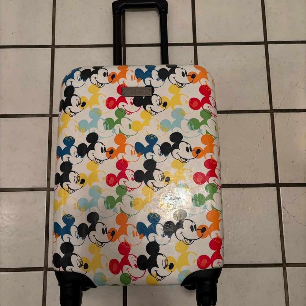 Colorful Mickey Mouse Suitcase